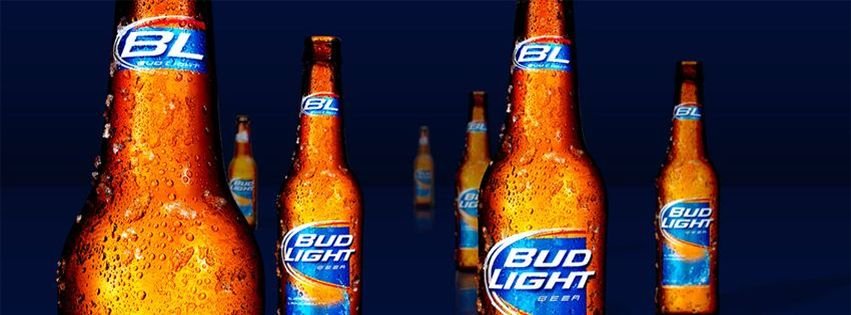 Bud Light Beer Time Line Cover Facebook Covers - myFBCovers.