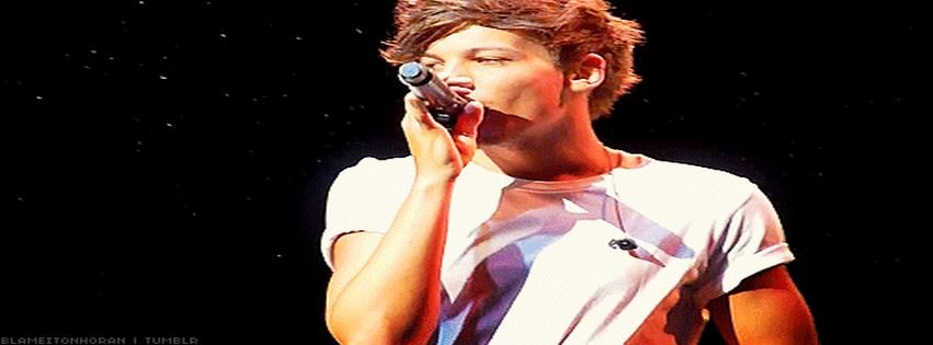 Louis Tomlinson Singing Fb Timeline Cover Facebook Covers - myFBCovers