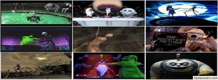 Nightmare Before Christmas Collage Facebook Timeline Cover