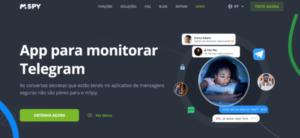 App para monitorar Telegram